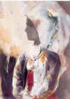 "La sposa sarda", olio su tela, cm 60x80