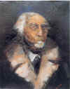 "Mio padre", olio su tela, cm 60x50 (Roma, Universit� della Sapienza)