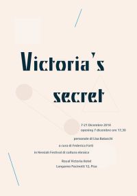 Victoria's secret, mostra personale di Lisa Batacchi