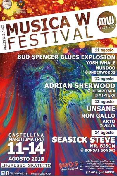 2018 W MUSIC FESTIVAL in CASTELLINA MARITTIMA (PI)