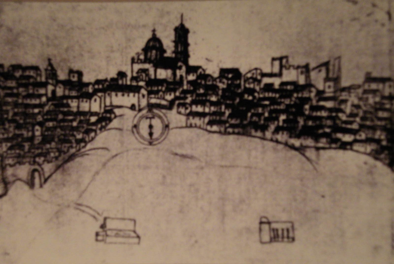 foto Disegno di Piazza Armerina del settecento