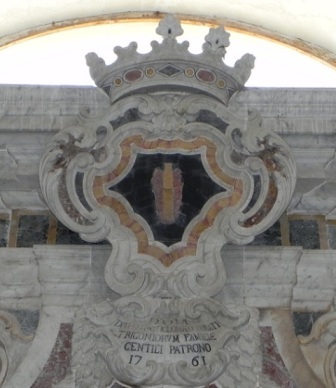foto Duomo Piazza Armerina e Stemma S. Bartolomeo Trigona