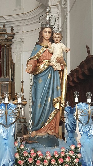 foto Madonna della Catena nella chiesa del Crocifisso, Piazza Armerina