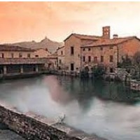 Terme di Bagno Vignoni a San Quirico d'Orcia Siena