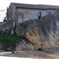 Von Borra Wasser in der Gemeinde Castelnuovo Berardegna Siena