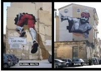 foto Murales lega Sapri a Malta
