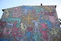 Murale Tuttomondo di Keith Haring a Pisa
